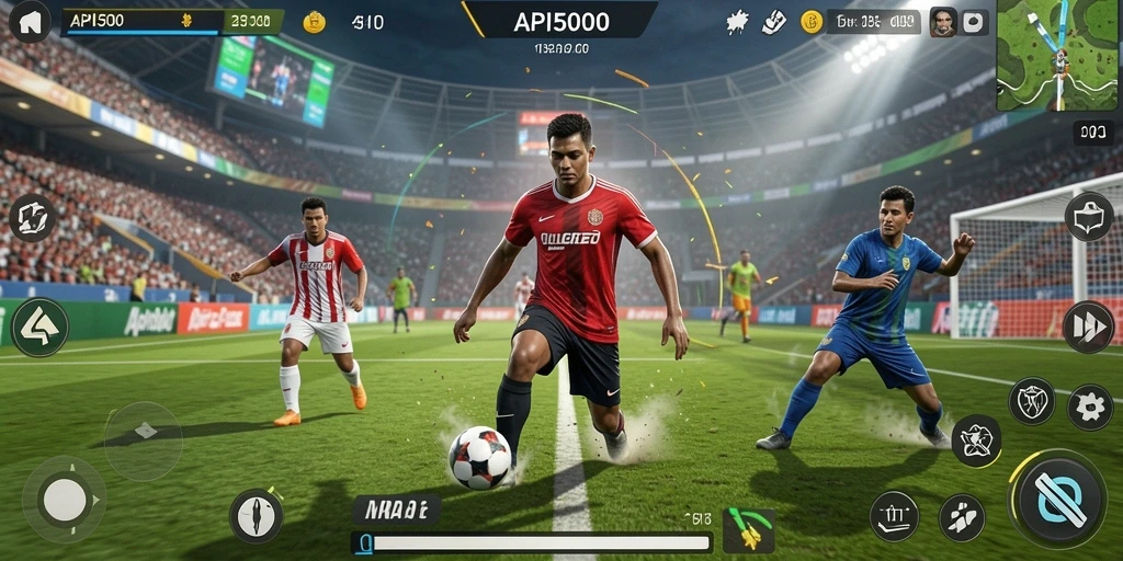 Tampilan dinamis dari gameplay API5000 yang memikat.