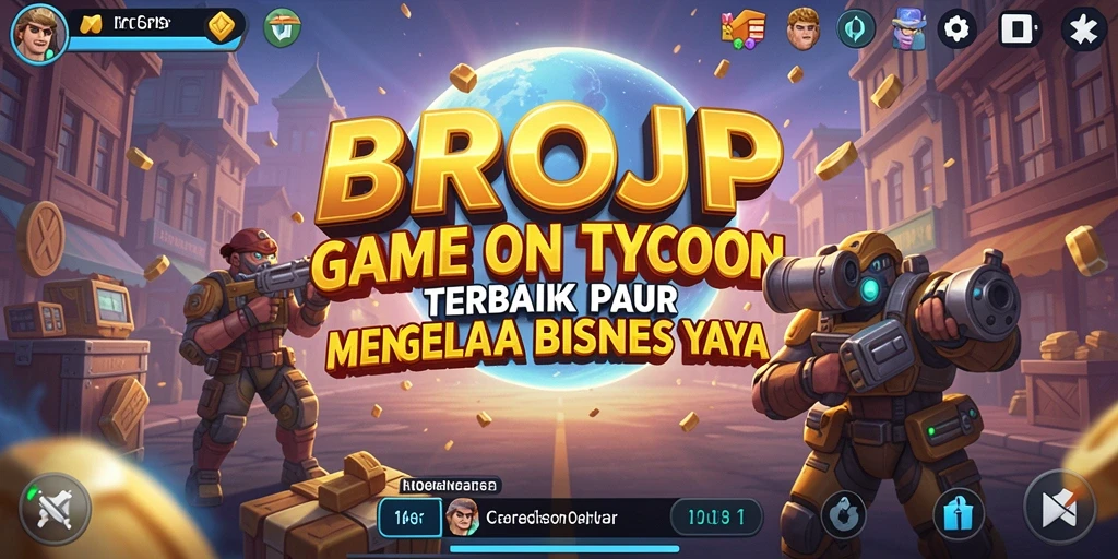 Screenshot gameplay BROJP menunjukkan strategi manajemen yang mendalam.