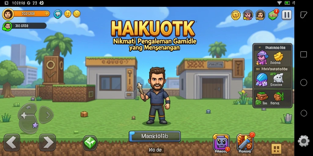 Screenshot menampilkan gameplay HAIKUOTK yang memikat dan santai.