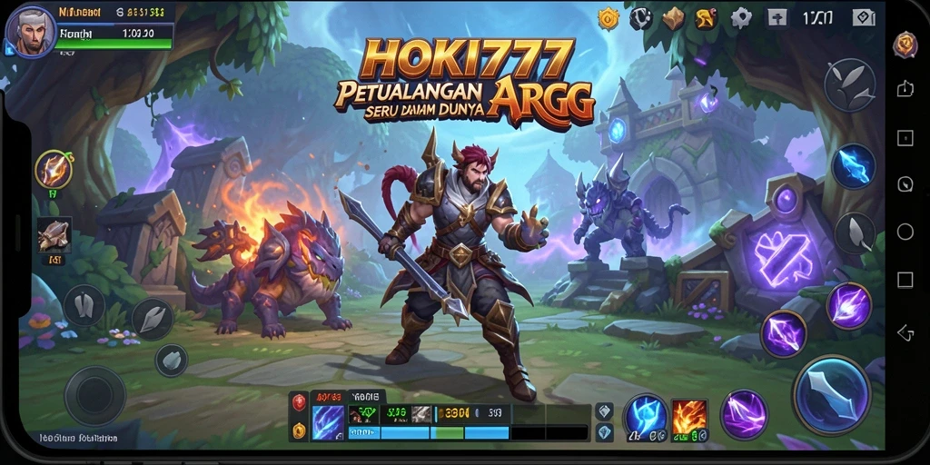 Tampilan gameplay ARPG HOKI777 yang mendebarkan dan menarik.