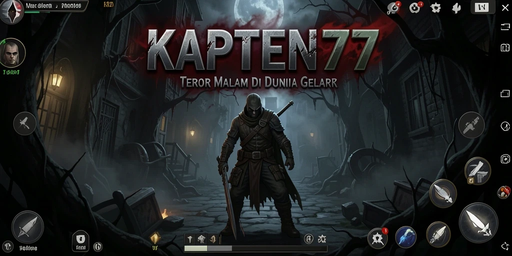 Tampilan gameplay KAPTEN77 yang menyeramkan dan mendebarkan.