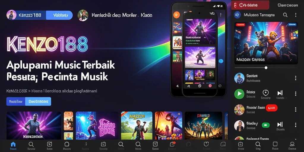 Tampilan gameplay menarik dalam KENZO188 yang penuh warna.