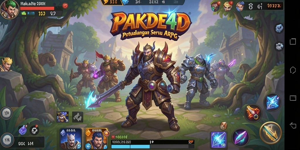 Gameplay seru ARPG dengan pertarungan epik di PAKDE4D.