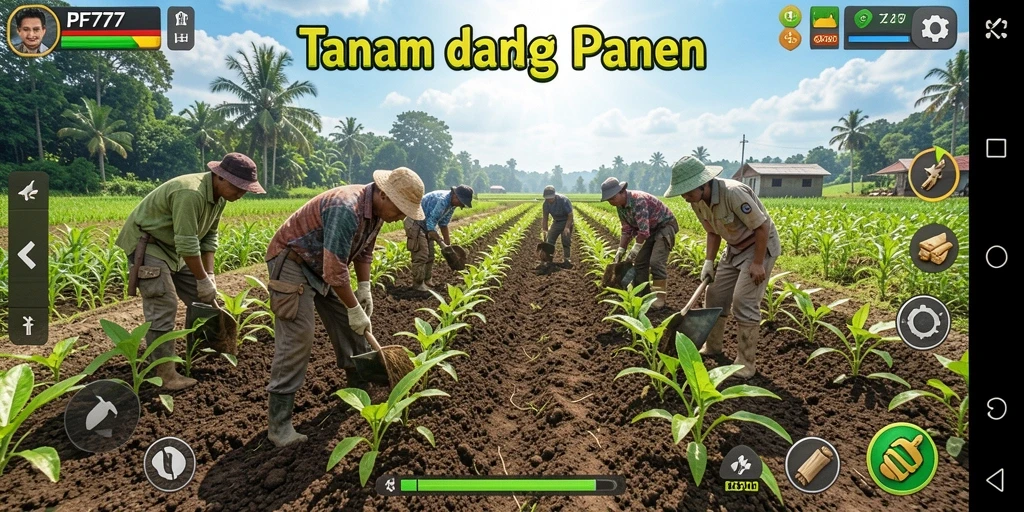 Pengalaman bertani yang seru dan interaktif di PF777.