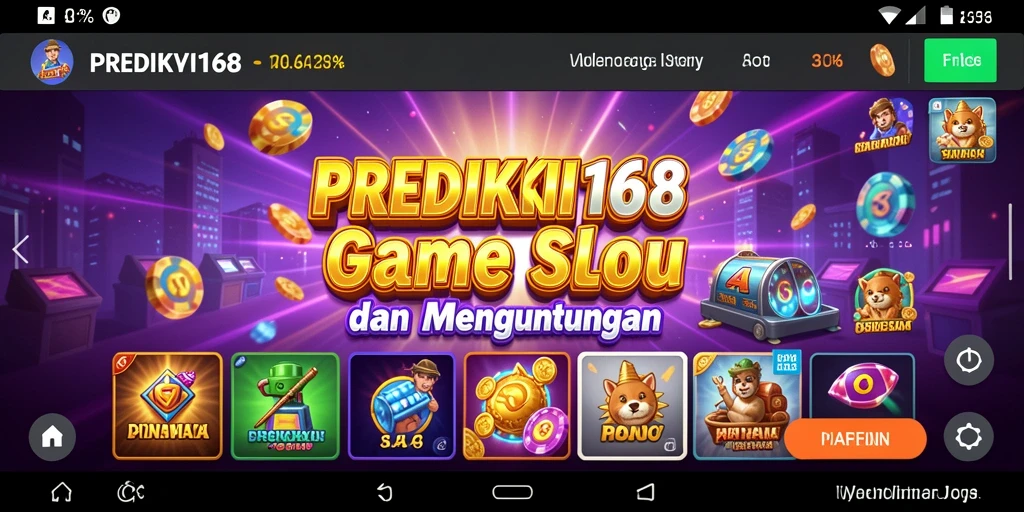 Tampilan gameplay PREDIKSI168 yang seru dan penuh warna.