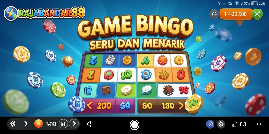 Tangkapan layar gameplay RAJABANDAR88 menampilkan keseruan bingo.