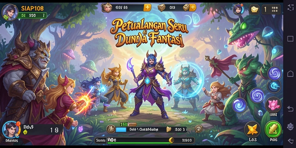 Tampilan gameplay menarik dari SIAP108 dalam dunia petualangan.